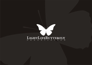 logo light life butterfly